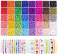 Funtopia 39 Colors 3mm Seed Beads, Tiny Craft Beads by Funtopia