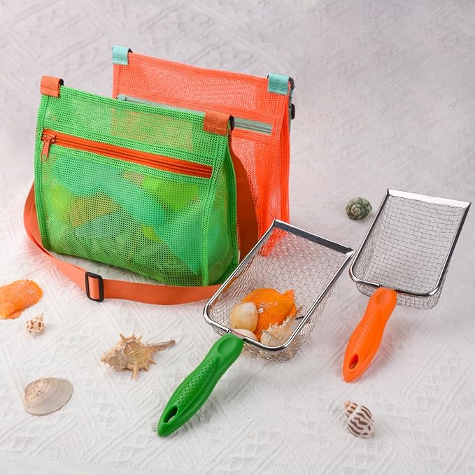 MUYIZI Beach Mesh Shovel with Mesh Beach Bag - Image 2