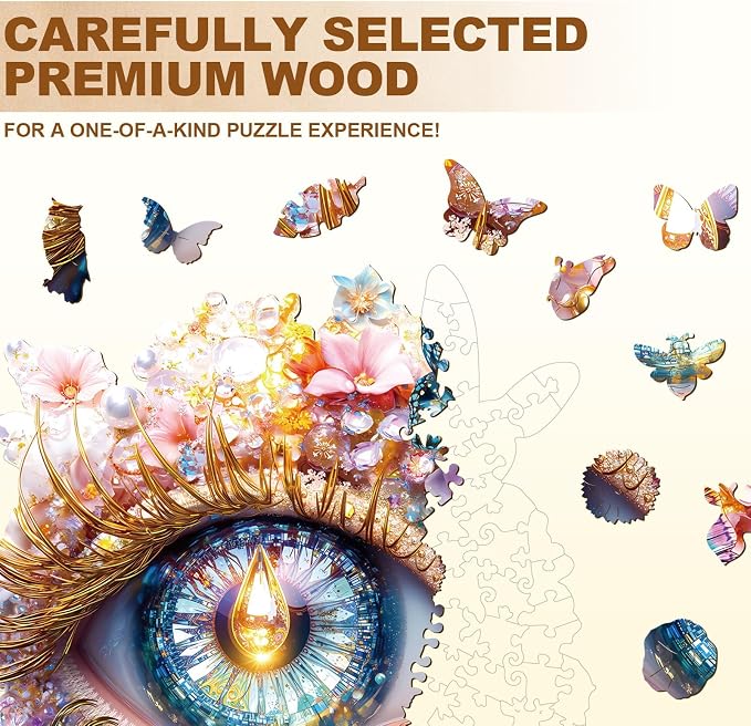 Eden Eye Puzzles Adults Gifts Wooden 240 Pieces 13.4 * 12.4in - Image 3
