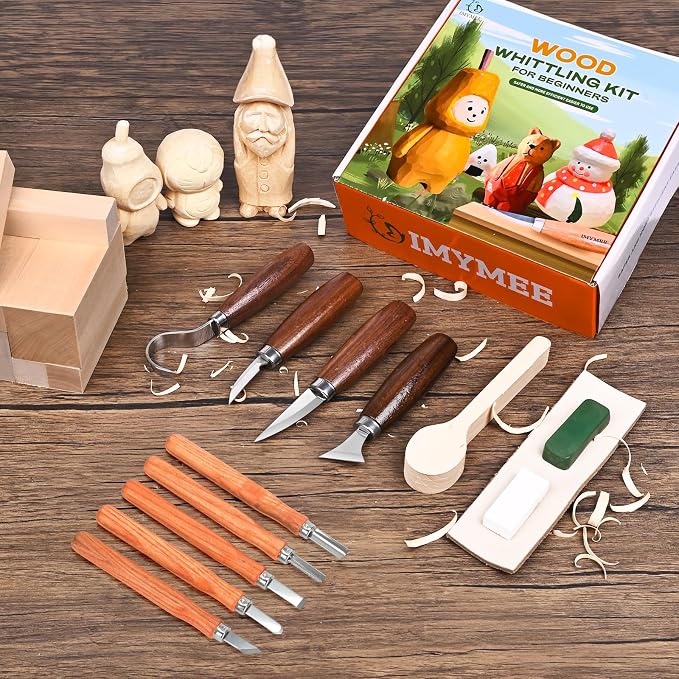 IMYMEE Wood Whittling Kit for Beginners-Complete Whittling Set - Image 5