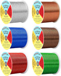 Mandala Crafts 10 GA Green Brown Red Assorted Anodized Aluminum Craft Wire | by MandalaCrafts