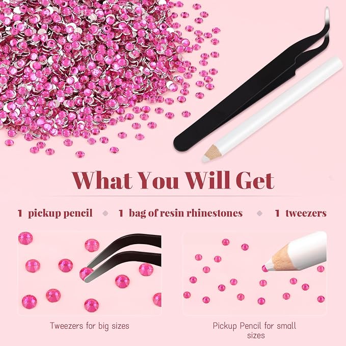8000PCS 3mm Resin Rhinestones Bulk - Image 7