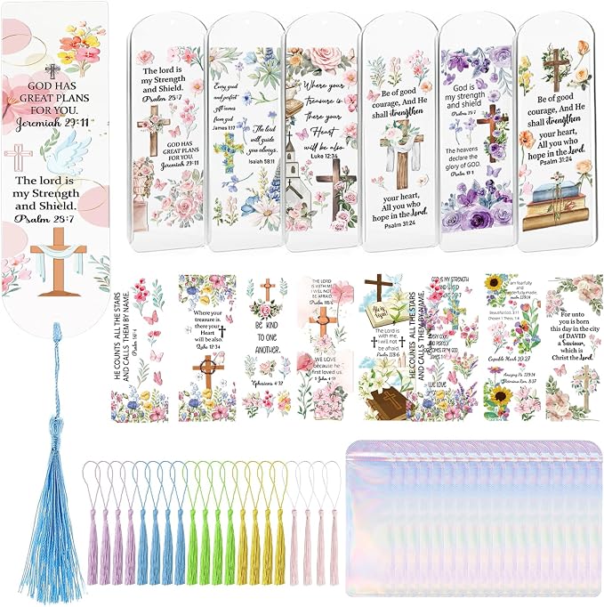 Dazoratix Clear Acrylic Bookmarks Blanks by Dazoratix