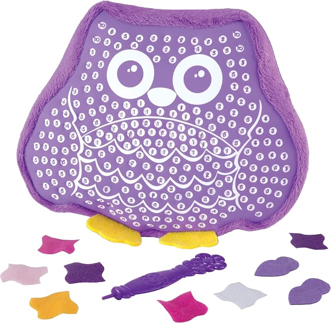 ORB PlushCraft DIY Purple Owl Pillow Crafting Kit - Image 3