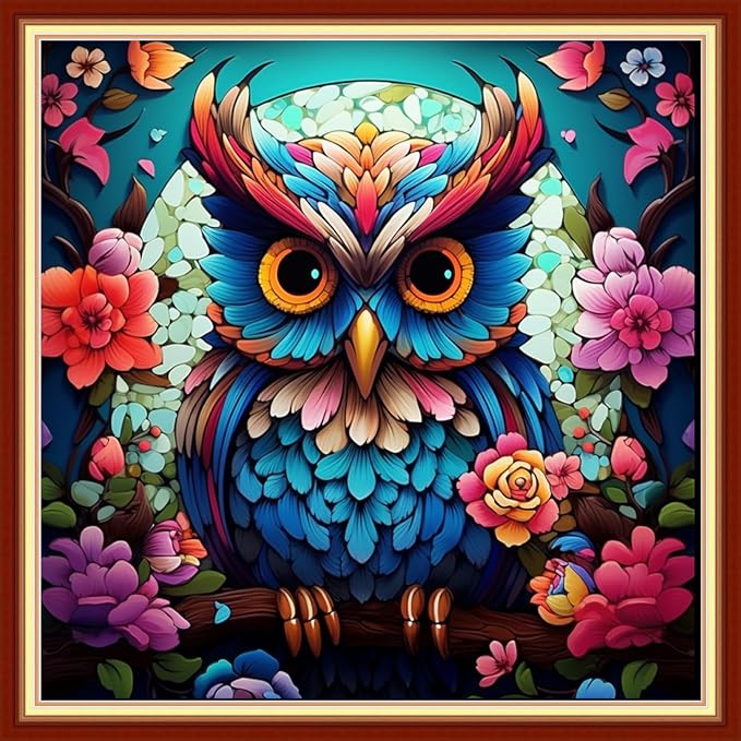 Joyhoor Cross Stitch Kits for Beginners Stamped Cross-Stitch Supplies by JoyhoorCrossStitchKits