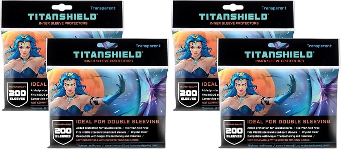 TitanShield | Inner Sleeves | Perfect Fit Card Sleeves | Compatible by TitanShield%C2%AE