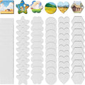 60 Pcs Magnetic Canvas Panel Mini Canvas Boards by ZhouBoat