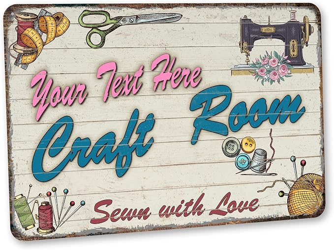 Personalized Craft Room Sign Custom Sign Art Room Décor by ChicoCreekSigns