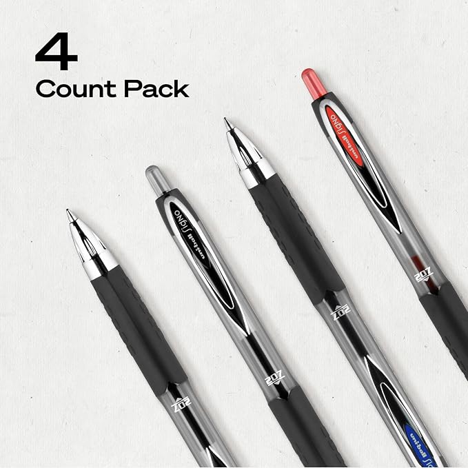uniball™ 207 Gel Pens, 0.7mm Medium Point, Retractable, Smooth Writing - Image 8
