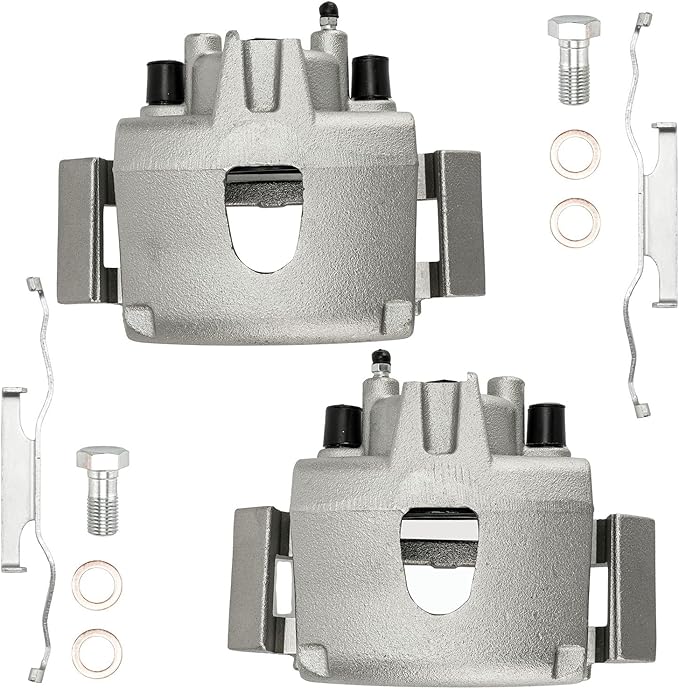 Torchbeam Front Brake Calipers Set for Chrysler 2003-2007 Town & Country 3.8L, Dodge 2001-2003 2005-2006 Grand Caravan 3.3L, Front Left and Front Right Calipers Replace # 18B4776+18B4777