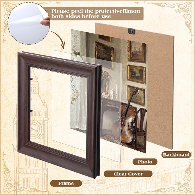 Namalu 15 Pcs Vintage Picture Frames - Image 3