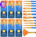 ESRICH Paint Brushes Set, 12 Sizes Paint Brush by ESRICH