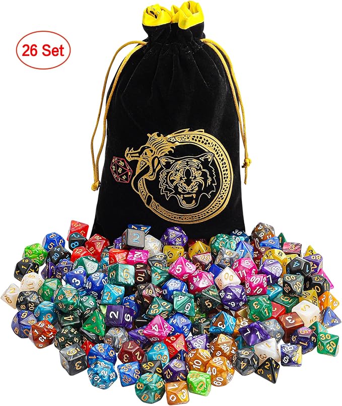 CiaraQ 182pcs Polyhedral Dice Set - Image 7
