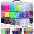 JULIMAIDONG 11000Pcs Pony Beads, Beads by JULIMAIDONG