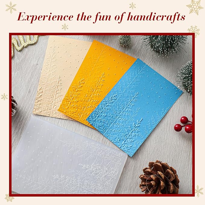 Geiserailie 1 Pcs Embossing Folders 2d/3D Embossing Machine Template Paper Card - Image 4