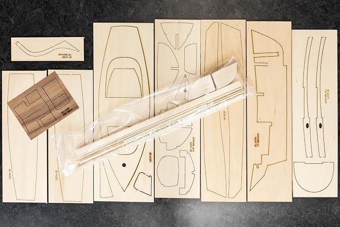 Complete Wooden Model Ship Kit - Image 4