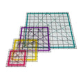 Quilting Rulers, Sewing Ruler, 4 Piece Acrylic Square Quilting Templates by LINXIAO