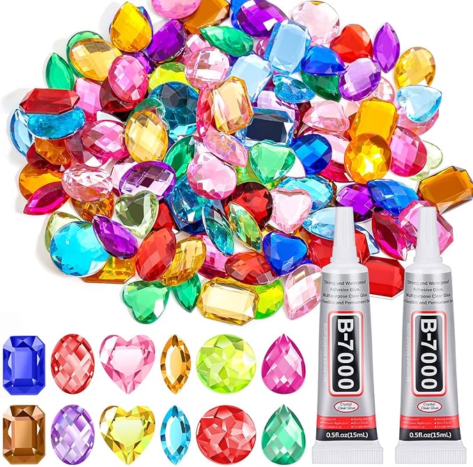 anezus 120PCS Craft Jumbo Jewels, Large Sequins by anezus