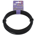 The Beadsmith Anodized Aluminum Wire – 12 Gauge – 39 feet – Black Color – by TheBeadsmith