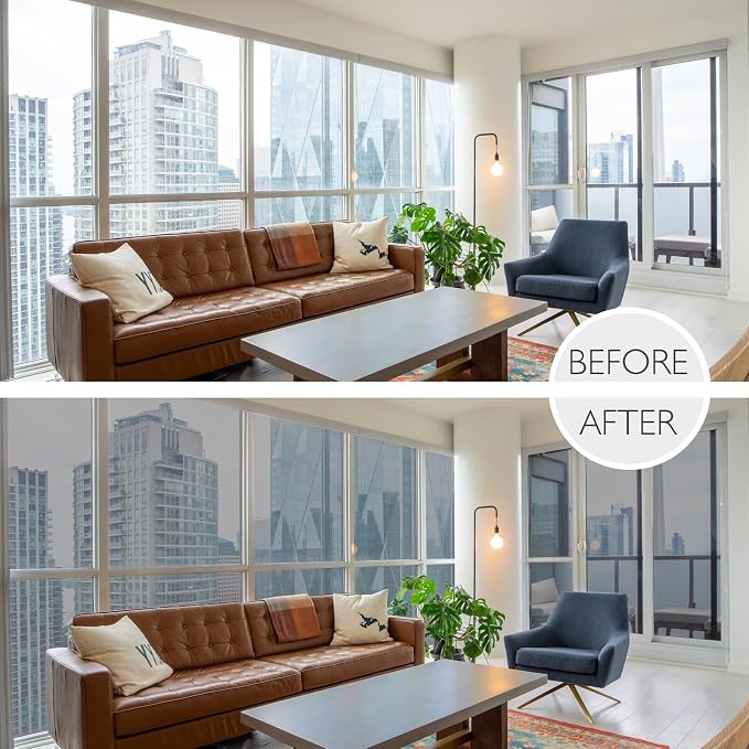 HIDBEA One Way Privacy Window Film, Daytime Mirror Reflective Heat Control UV - Image 4