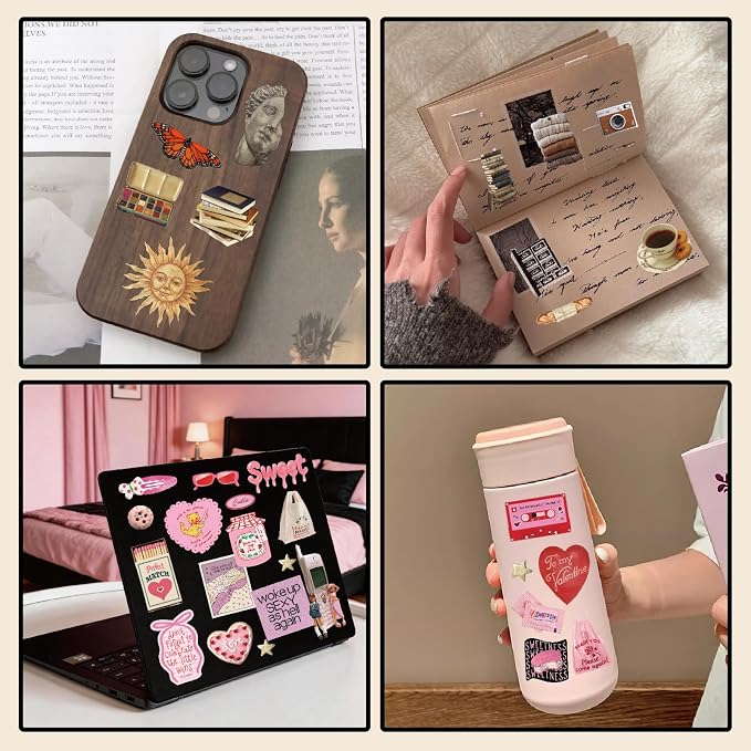 PRSTINCOL Vintage Sweetheart 2 in 1 Sticker Book Set, Includes Vintage and - Image 5
