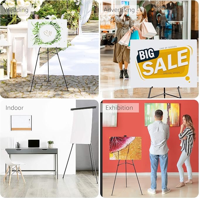 Amazon Basics High Boardroom Height Adjustable Flipchart Whiteboard and Display - Image 7