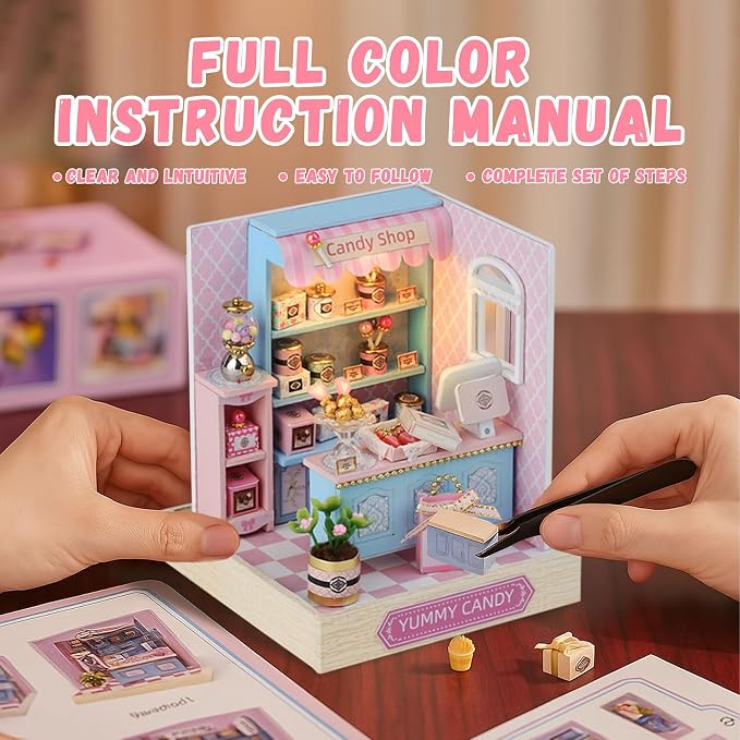 Flever Dollhouse Miniature DIY House Kit Creative Room - Image 4