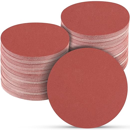 100 PCS 6 Inch Sanding Discs 1500 Grit, 6 Hole Hook and Loop Sandpaper, Round Orbital Sand Paper Discs for Sander