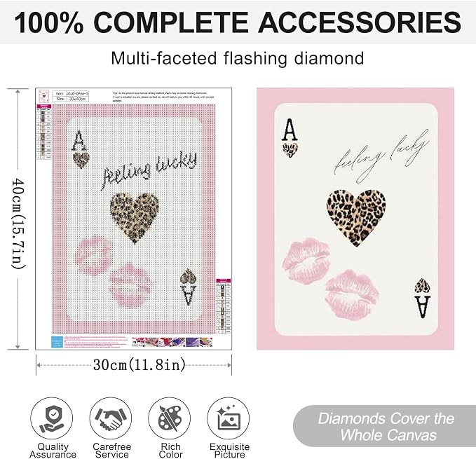 4 Pack Leopard Print Coquette Diamond Art Kits - Image 6