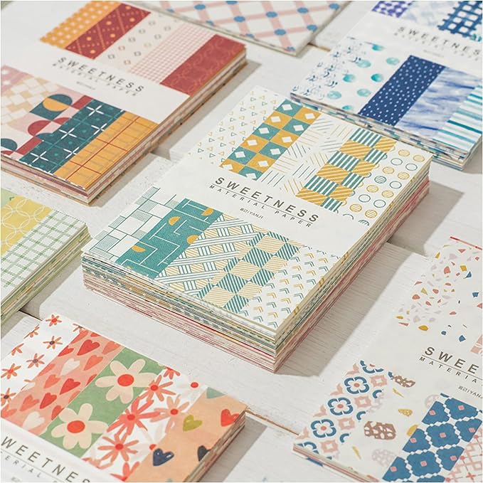 500 Sheets Vintage Scrapbook Paper Set Aesthetic Stationery Paper Supplies - Image 3