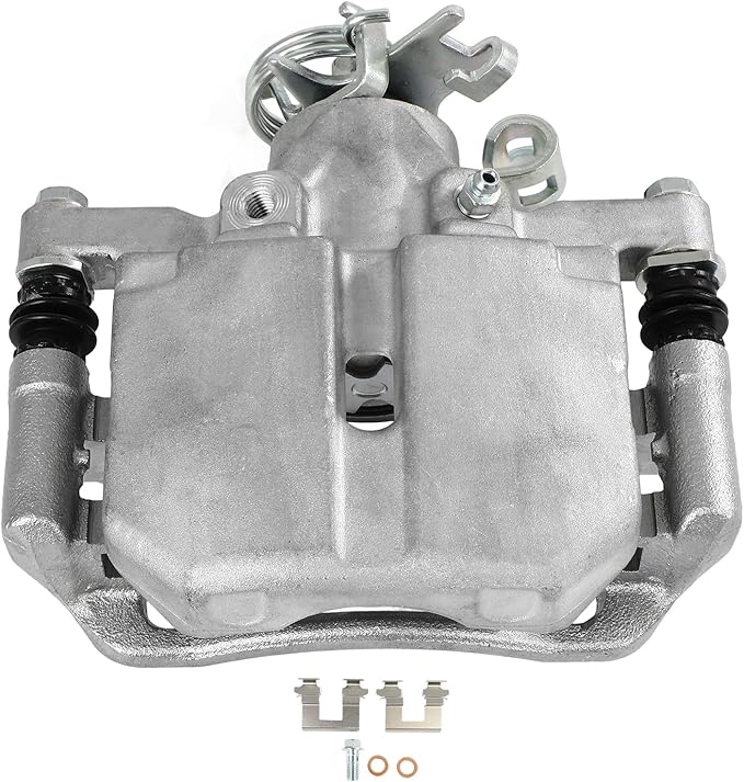 SCITOO 18B5014 Rear Left Disc Brake Caliper w/Bracket Fit For Buick For Lucerne 2006-2011,For Cadillac For DTS 2006-2011, Single Piston