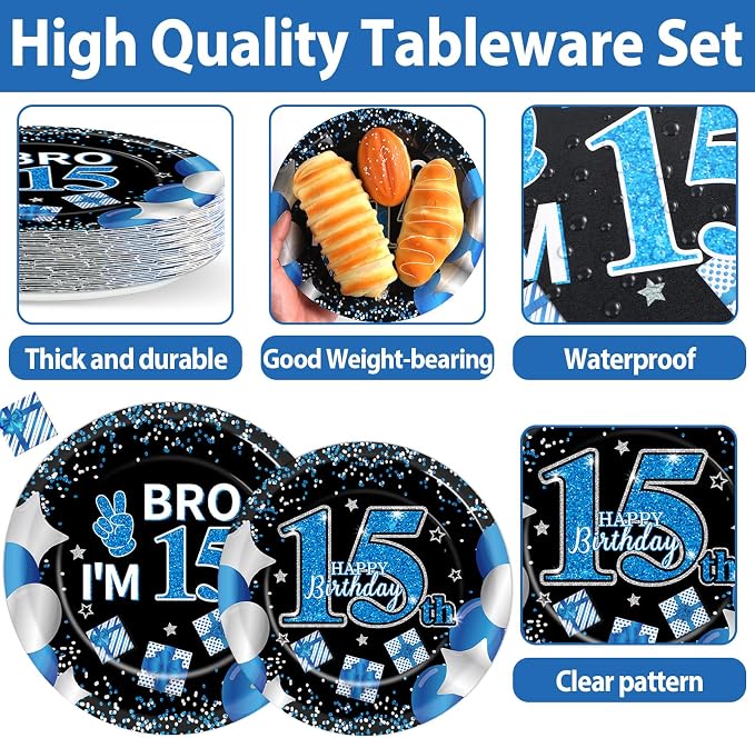 100 Pcs 15th Birthday Decorations - Image 3