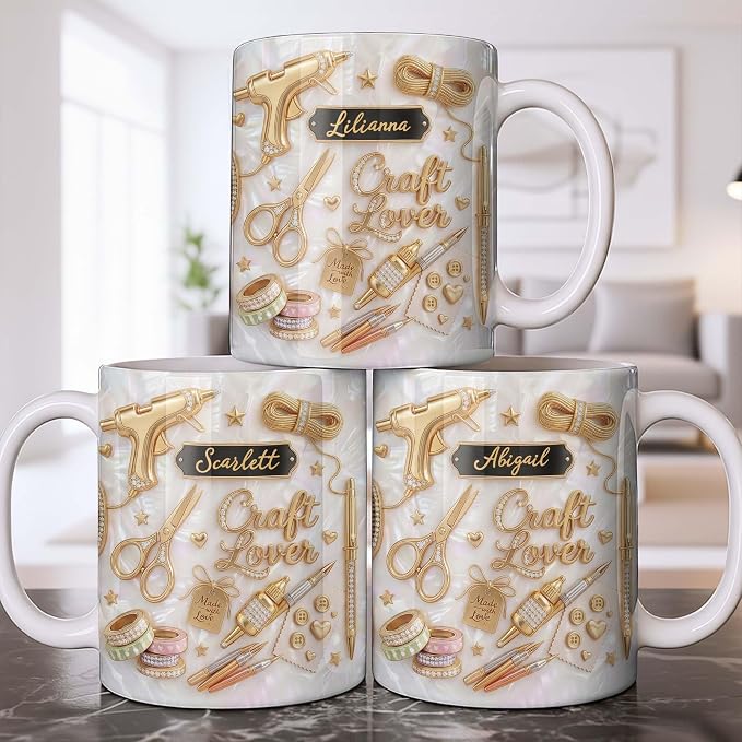 Personalized Craft Lover Mug - Image 9