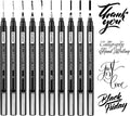 Calligraphy Pen, 10 Size Calligraphy Pens by GETHPEN
