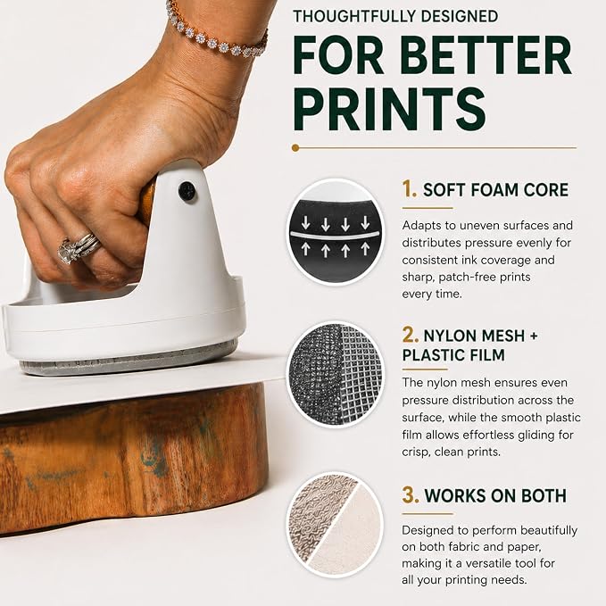 Leoball® Block/Gel Printing Baren– - Image 5
