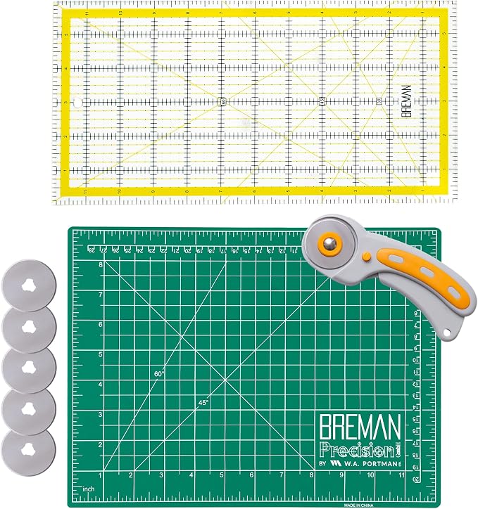 WA Portman Self Healing Cutting Mat & Rotary Cutter Set by WAPortman