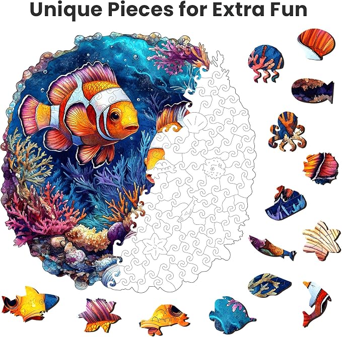 NiArt 200PCS Ocean World Wooden Jigsaw Puzzle - Image 2