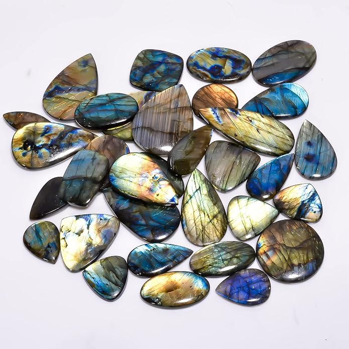 Natural Loose Gemstone 5 Piece Cabochons Lot Jewelry Making Loose Gemstone - Image 2