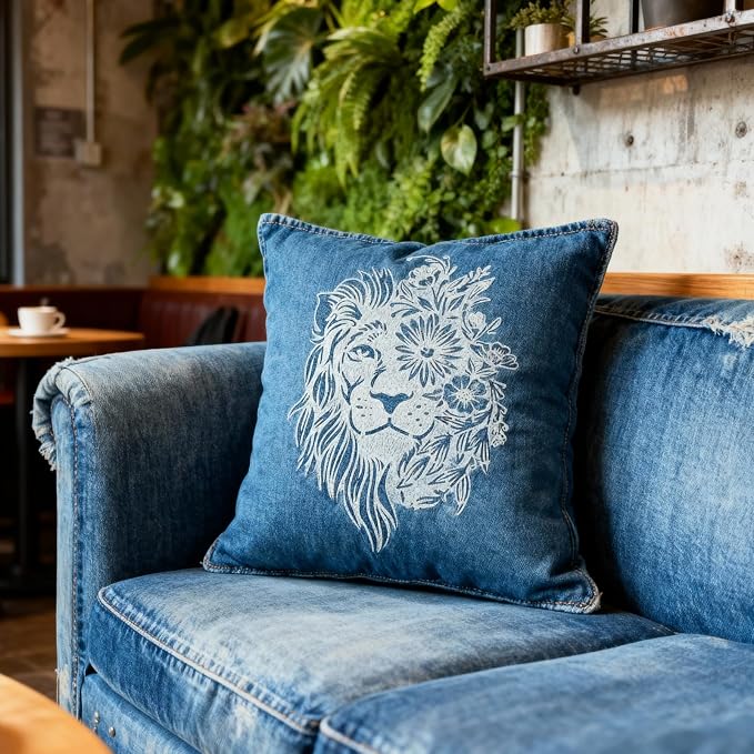 TIAMECH A4 Reusable Flower Eye Lion Stencil - Image 2