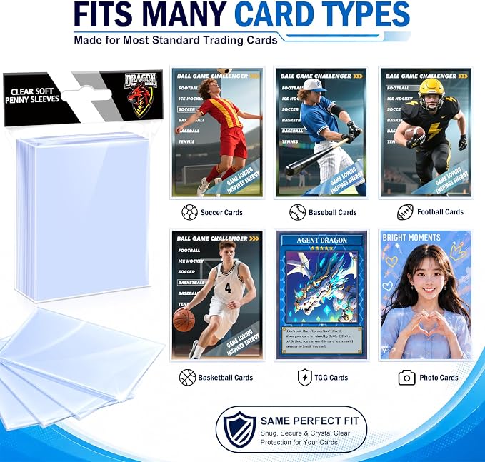 1000 Counts Card Sleeves Top Loaders - Image 5