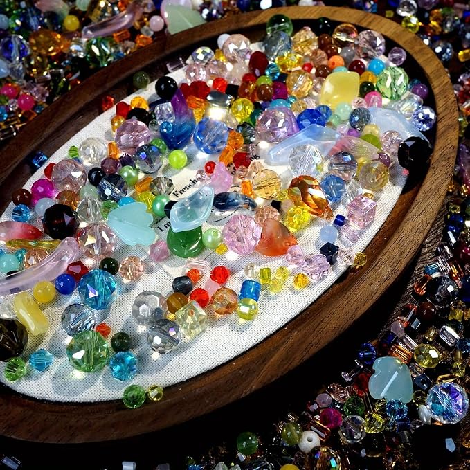 Crystal Beads for Jewelry Making Mix Assorted Glass Beads assortments - Image 8