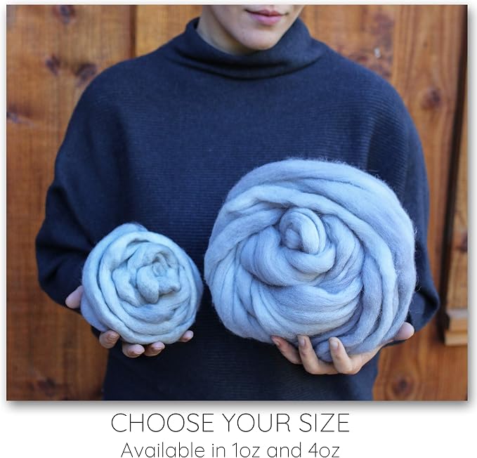 Living Dreams Yarn Wool Roving. Super Soft BFL Combed Top Pre-Drafted - Image 3