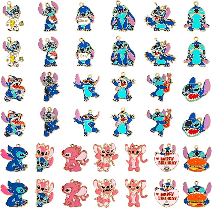 38 Pieces Enamel Cartoon Charms by Westingmanual