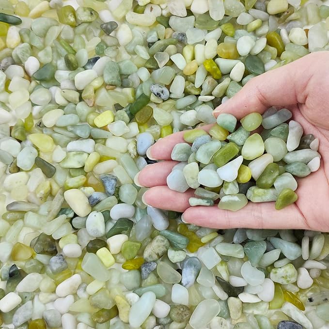 FANTIAN 5 lbs Jade Gravel Small Pebbles by FANTIAN-GardeningMakesLifeBetter