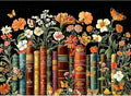 500 Piece Puzzle for Adults | Vintage Wildflowers Books Puzzle | Recycled by Maiqufa
