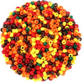 UPINS 1200Pcs Fall Colored Pony Beads by UPINS