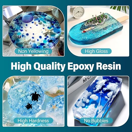 LET'S RESIN EPOXY RESIN Deep Pour Epoxy Resin, 51OZ 2-4 inch Clear Epoxy Resin - Image 5