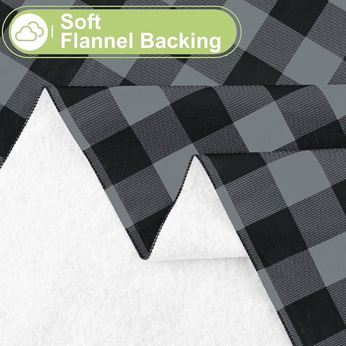 Smiry Rectangle Table Cloth, Waterproof Vinyl Tablecloths - Image 4