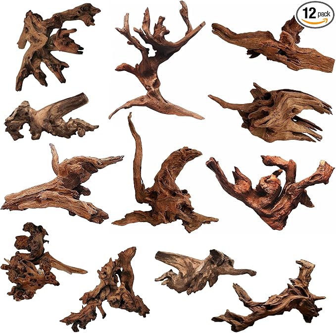 Hamiledyi 12Pcs Small Driftwood by Hamiledyi