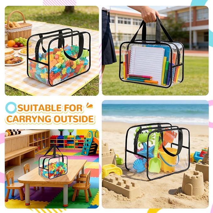 8pcs Extra large color Toy Storage Bags - Image 7